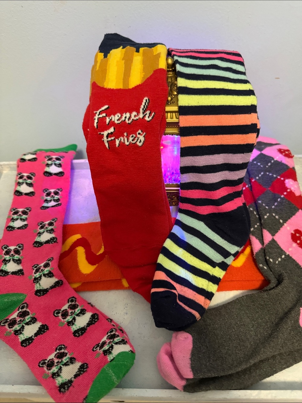 ☀️Free with any bundle.🐡New 5 Pair Kids Crew Socks - Novelty Set